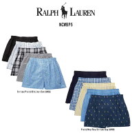 POLO RALPH LAUREN(ポロ ラルフローレン)トランクス ウーブンボクサー コットン クラシックフィット 綿 5…