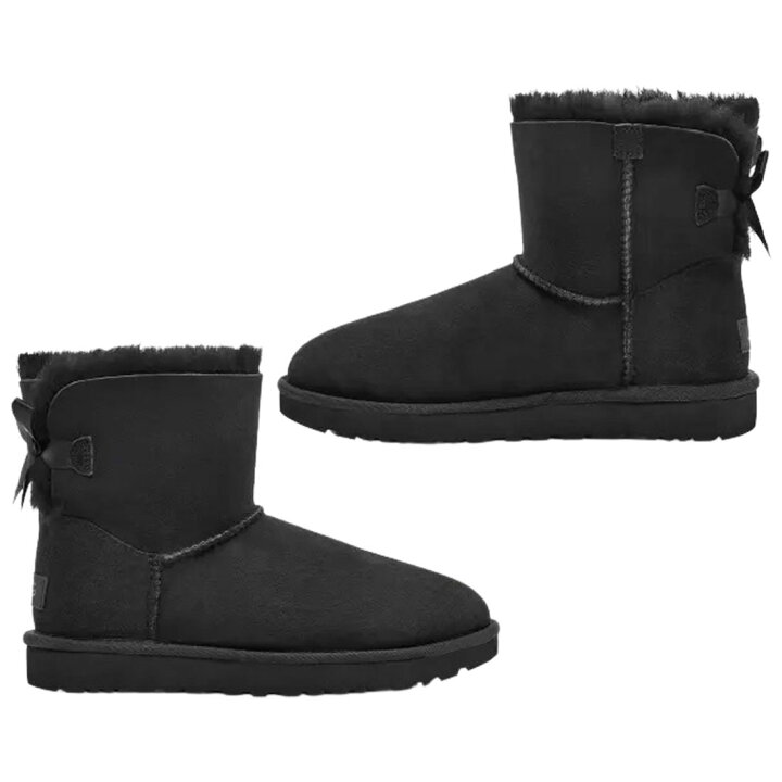 楽天市場】UGG(アグ)レディース ミニ ベイリー ボウ ブーツ ムートン 