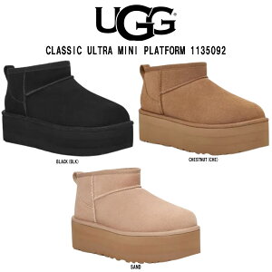 UGG(アグ)ムートン ブーツ 厚底 クラシックウルトラミニ プラットフォーム レディース 女性用 靴 CLASSIC ULTRA MINI PLATFORM 1135092