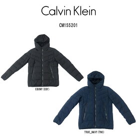 Calvin Klein(カルバンクライン)ダウンジャケット キルティング フード 裏ボア アウター 防寒 メンズ Hooded Stretch Jacket CM155201