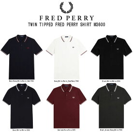 FRED PERRY(フレッドペリー)ポロシャツ レギュラーフィット コットン 半袖 メンズ ツインティップ TWIN TIPPED FRED PERRY SHIRT M3600