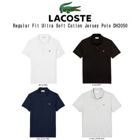 LACOSTE(ラコステ)ポロシャツ レギュラーフィット テニス ゴルフ メンズ 男性 半袖 Regular Fit Ultra Soft Cotton Jersey Polo DH2050