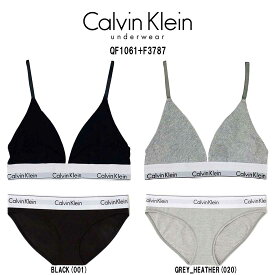 (SALE)Calvin Klein(カルバンクライン)ck レディース ブラジャー ショーツ セット スポーツ ジム 筋トレ 運動 無地 女性用 下着 QF1061+F3787