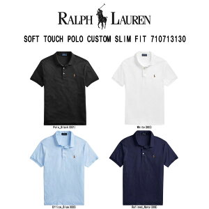 POLO RALPH LAUREN(�|�� �����t���[����)�|���V���c ���n ���� �R�b�g�� �|�j�[���S �����|�C���g SOFT TOUCH POLO CUSTOM SLIM FIT 710713130