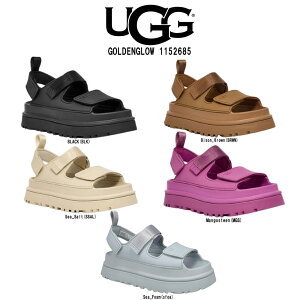 UGG(�A�O)���f�B�[�X �S�[���f���O���E �T���_�� �X�g���b�v ���� �v���b�g�t�H�[�� �}�W�b�N�e�[�v ���߉\ EVA ���K �y�� W GOLDENGLOW 1152685