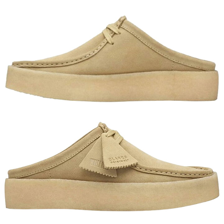 楽天市場】CLARKS(クラークス)ワラビー カップ ロー ミュール シューズ 
