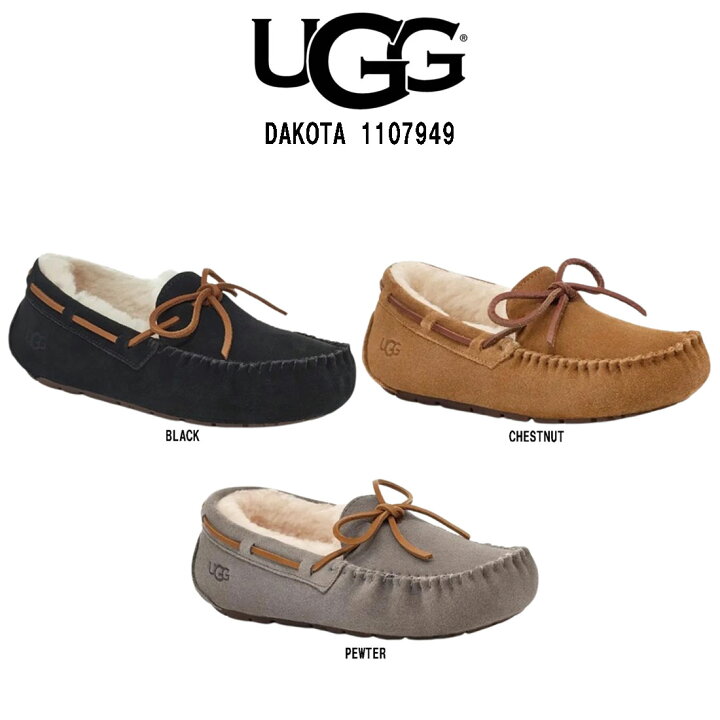 楽天市場】(特価SALE)UGG(アグ)ムートン モカシン スリッポン シューズ 