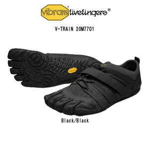 Vibram FiveFingers(�r�u�����t�@�C�u�t�B���K�[�Y)�����Y �ܖ{�w �V���[�Y �����j���O �W�� �X�|�[�c �X�g���b�v �u���b�N V-Train 2.0 20M7701