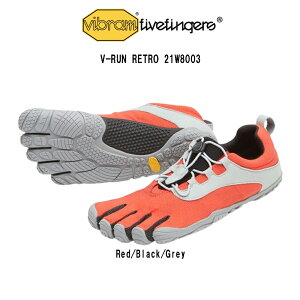 Vibram FiveFingers(�r�u�����t�@�C�u�t�B���K�[�Y)���f�B�[�X �ܖ{�w �V���[�Y ���g�� �����j���O �g���[�j���O �O���[ ���b�h V-Run RETRO 21W8003