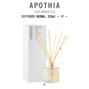 APOTHIA(A|[VA)fBt[U[ Ct tOX A} VgX kn CeA  lC Mtg v[g DIFFUSER NORMAL 200ml "IF"