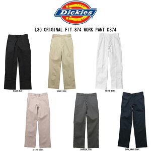 (SALE)Dickies(�f�B�b�L�[�Y)�p���c ���[�N�p���c �I���W�i���t�B�b�g ��� �����Y L30 ORIGINAL FIT 874 WORK PANT D874