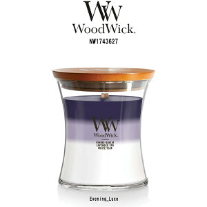 WoodWick(�E�b�h�E�B�b�N)�A���}�L�����h�� �y�u�����h���Ȃ��z 3�w �g�����W�[ �A���[�O���X �W���[M �C�u�j���O�����N�X �M�t�g Evening Luxe NW1743627