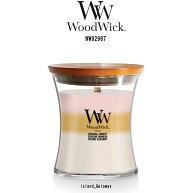 WoodWick(ウッドウィック)アロマキャンドル 【ブランド箱なし】 3層 トリロジー アワーグラス ジャーM ア…