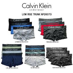 Calvin Klein(JoNC)ck {NT[pc O [CY 3Zbg A_[EFA S Y jp  LOW RISE TRUNK NP2607O