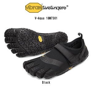 Vibram FiveFingers(�r�u�����t�@�C�u�t�B���K�[�Y)�����Y �ܖ{�w �V���[�Y �}�����X�|�[�c �A�N�A ������ �^���C �u���b�N V-Aqua 18M7301