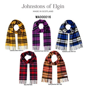 Johnstons of Elgin(WXgY Iu GK)}t[ Xg[ JV~A `FbN ANZT[ H~ Mtg 180x25cm  WA000016