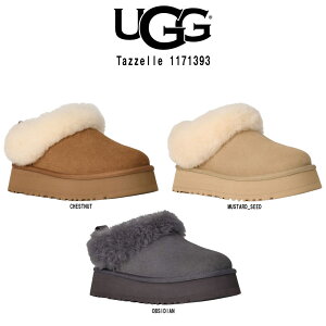 UGG(アグ)スリッポン ブーティ シューズ スエード シープスキン 屋内 屋外 プラットフォーム タゼル レディース 靴 Tazzelle 1171393