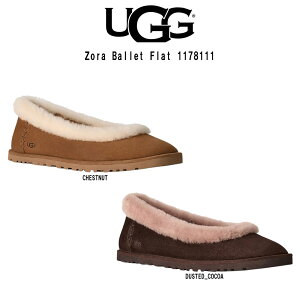 UGG(�A�O)���f�B�[�X �]�� �o���G �u���b�g ���[�t�@�[ �X���b�|�� �V���[�Y �X�G�[�h �V�[�v�X�L�� �ӂ�ӂ� �C W Zora Ballet Flat 1178111