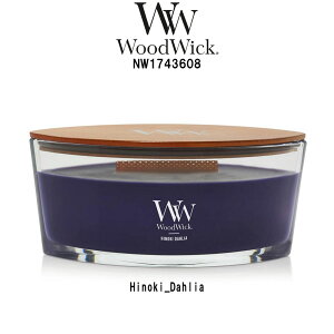WoodWick(�E�b�h�E�B�b�N)�A���}�L�����h�� �y�u�����h���Ȃ��z �n�[�X�E�B�b�N �G���v�X �q�m�L�_���A �A���o�[ �R�ĉ� �M�t�g Hinoki Dahlia NW1743608