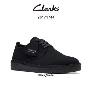CLARKS(�N���[�N�X)�����Y �R�[�������h�� �V���[�Y ���[�X�A�b�v �_�[�r�[�V���[�Y �u���b�N �X�G�[�h �V���v�� �J�W���A�� COAL LONDON 26171744