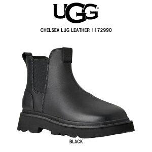 UGG(�A�O)�����Y �`�F���V�[���O ���U�[ �u�[�c �T�C�h�S�A �c�C���\�[�� �v�C �J�W���A�� �V���v�� M CHELSEA LUG LEATHER BOOT 1172990
