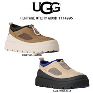 UGG(アグ)メンズ ヘリテージ ユーティリティー アクソイド スリッポン 撥水 スエード 通気性 メッシュ 厚…