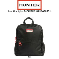 HUNTER(ハンター)キッズ リュックサック バックパック 子供用 ナイロン 防水 ロゴ カバン バッグ 通学 通…
