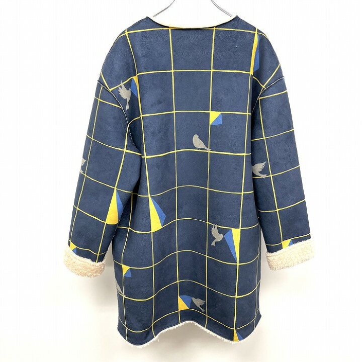 楽天市場】【中古】[印象A] graniph グラニフ ノーカラーコート 
