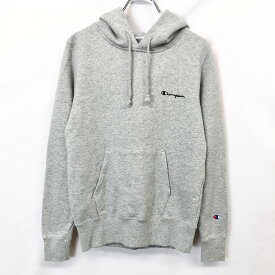 【もうすぐ終了：全品PT20倍】＼FASHION SPECIAL FAIR／最大20%OFFクーポン配布中※バナー参照■□【中古】Champion チャンピオン L レディース スウェット プルオーバー パーカー カットソー フーディー 裏毛 ロゴ刺繍 長袖 綿100% ヘザーグレー