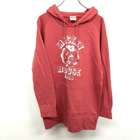 【もうすぐ終了：全品PT20倍】＼FASHION SPECIAL FAIR／最大20%OFFクーポン配布中※バナー参照■□【中古】DISNEY ディズニー M レディース スウェット プルーバー パーカー 裏毛 プリント ミッキーマウス ラグラン 長袖 綿×ポリ ヘザーピンク系