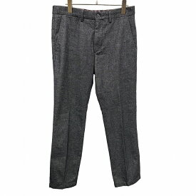 【開催中|〜1/21(水)朝09:59まで＼FASHION SPECIAL FAIR／最大20%OFFクーポン配布中】【中古】トミーヒルフィガー TOMMY HILFIGER 微起毛 パンツ ミニロゴプレート ジップフライ 古着 綿×ポリ×レーヨンなど 32 ヘザーネイビー メンズ