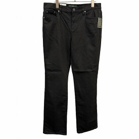 【開催中|〜1/21(水)朝09:59まで＼FASHION SPECIAL FAIR／最大20%OFFクーポン配布中】ローレンジーンズ ラルフローレン 【新品】LRL LAUREN RALPH LAUREN パンツ ストレート ロゴパッチ 綿×ポリウレタン 10 黒 レディース