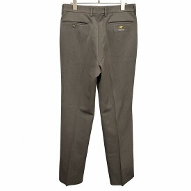 【開催中|〜1/21(水)朝09:59まで＼FASHION SPECIAL FAIR／最大20%OFFクーポン配布中】【中古】ゴールデンベア Golden Bear パンツ スラックス トラウザーズ 裾が未処理 ストレート クマの刺繍 ポリ100% 82 ブラウングレー系 メンズ