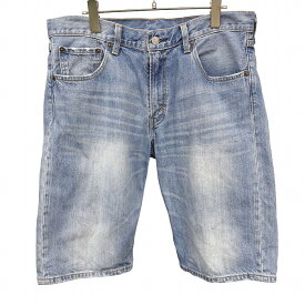 【開催予定＼Black Friday|ブラックフライデー|11/20(木)20時00〜／期間中使える最大2千円OFFクーポン配布中】【中古】リーバイス503 LEVI'S 503 デニムショーツ テーパード ショートパンツ ハーフパンツ 古着加工 ジップフライ 綿100% W34 ブルー 青 メンズ