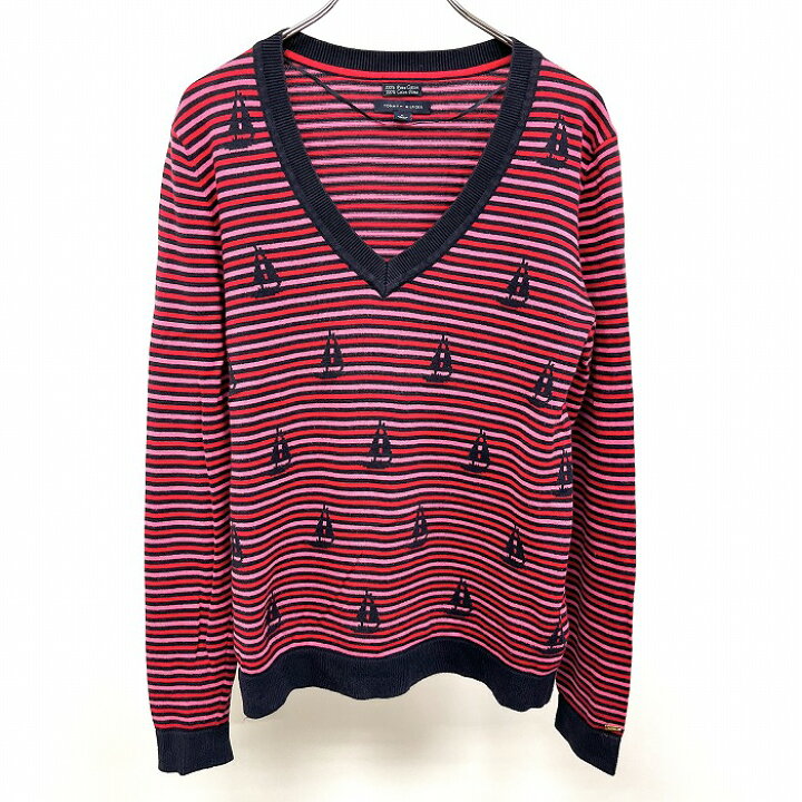 楽天市場】【中古】[印象B] TOMMY HILFIGER トミーヒルフィガー ニット 