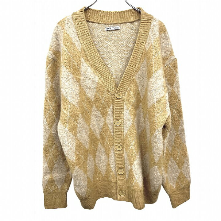 楽天市場】【中古】ザラ ZARA ウールライクニット カーディガン 