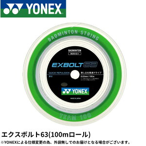 ���l�b�N�X YONEX �o�h�~���g���X�g�����O �G�N�X�{���g63�i100m�j BGXB63-1 �o�h�~���g��