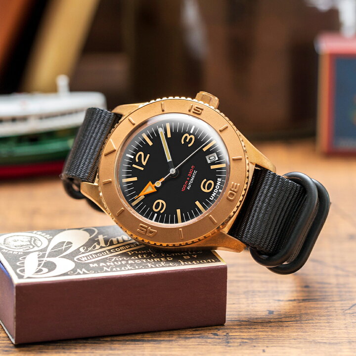 楽天市場】UNDONE 腕時計 Basecamp Blackout Bronze SEIKO セイコー 