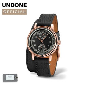 レディース 腕時計 UNDONE URBAN 34 Navi Black ナビ 【文字盤 アーバン34 ナビ ブラックレザーベルト】オーダーメイド カスタム ムーブメント SEIKO セイコー クォーツ ギフト