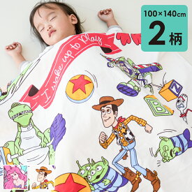 ディズニー タオルケット 子供 お昼寝 ハーフサイズケット 100×140cm 綿100％ 表ガーゼ織り Disney プリンセス ラプンツェル アリエル PIXAR トイストーリー ウッディ バズ ピクサー大判 ガーゼタオル おひるね 保育園 入園 un doudou メール便発送(対面受取) LP