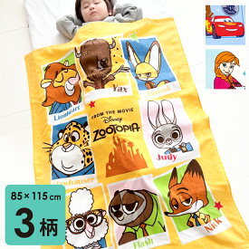 【クーポン配布中】ディズニー タオルケット 85×115cm 綿100％ ベビー 子供 表ガーゼ ズートピア アナと雪の女王 ピクサー カーズ 夏用ふとん お昼寝ケット 保育園 入園準備 un doudou メール便発送(ポスト投函) NP