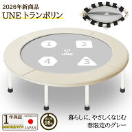 【感謝祭★1000円OFFクーポン利用可】UNE トランポリン 子供 家庭用 折りたたみ 静音 ゴム 95cm 38ich 耐…