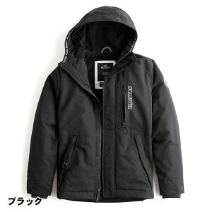 �z���X�^�[ �����Y �t�[�h�t�I�[���E�F�U�[ �t���[�X���C���h�W���P�b�g Hollister Hooded All-Weather Fleece Lined Jacket �����|�C���g���S 2�J���[�F�u���b�N�A�u���[