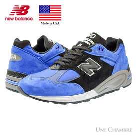 ニューバランス New Balance M990PL2 990v2 width:D Made in USA アメリカ製 スウェード/シンサレート ブルー/ブラック メンズサイズ バージョン2