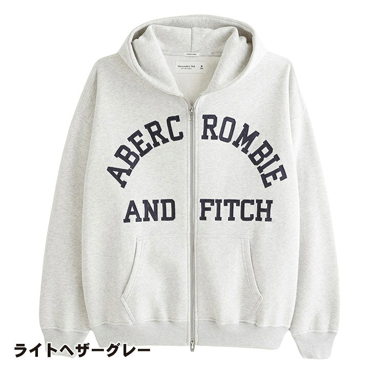 楽天市場】アバクロンビー＆フィッチ メンズ バーシティーロゴ ジップ 