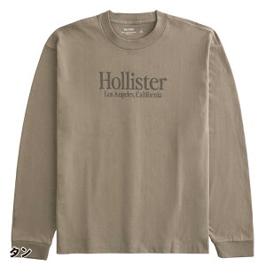 �z���X�^�[ �����Y ���S�O���t�B�b�N �փr�[�E�F�C�g �{�N�V�[����T�V���c ����T Hollister Logo Graphic Long Sleeve Tee 4�J���[�F���u���b�N�A���z���C�g�A���^���A���_�[�N�O���[��