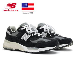 �yOUTLET �A�E�g���b�g/�ԕi�E�����s���i�z�j���[�o�����X New Balance U992BK width:D Made in USA �A�����J�� �i�C�������b�V��/�X�E�F�[�h �u���b�N �����Y�T�C�Y
