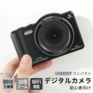 デジタルカメラ 8000万画素 5K 録画 16倍ズーム 3.0インチ WIFI対応 スマホ 転送 自撮り オートフォーカ…