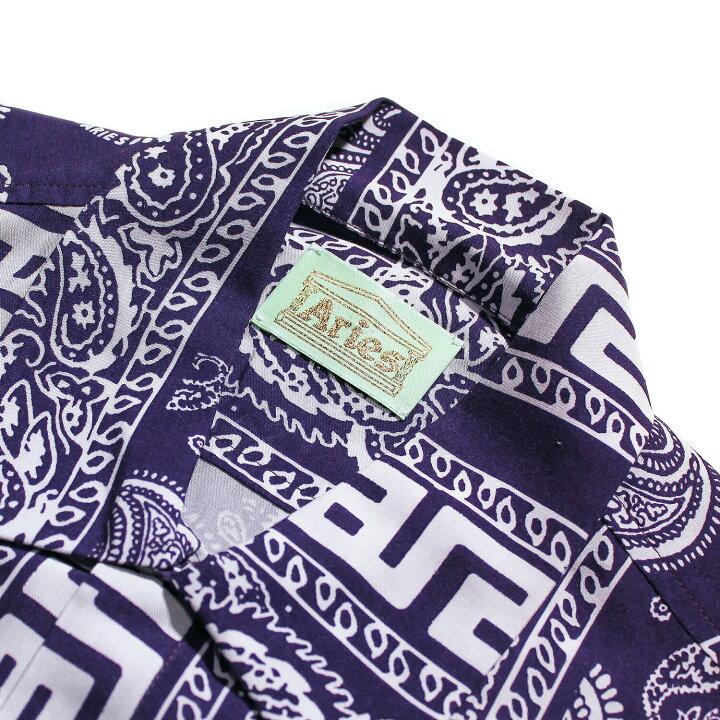楽天市場】ARIES (アリーズ アリエス) BANDANA PRINT HAWAIIAN SHIRT 
