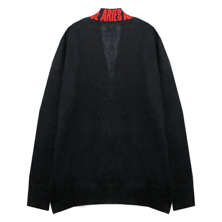 楽天市場】ARIES (アリーズ アリエス) ARIES CARDIGAN (BLACK/RED 
